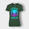 Alien-Storm-Area-51-they-cant-take-us-all-Ladies-T-Shirt-Forest