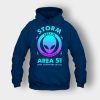 Alien-Storm-Area-51-they-cant-take-us-all-Unisex-Hoodie-Navy