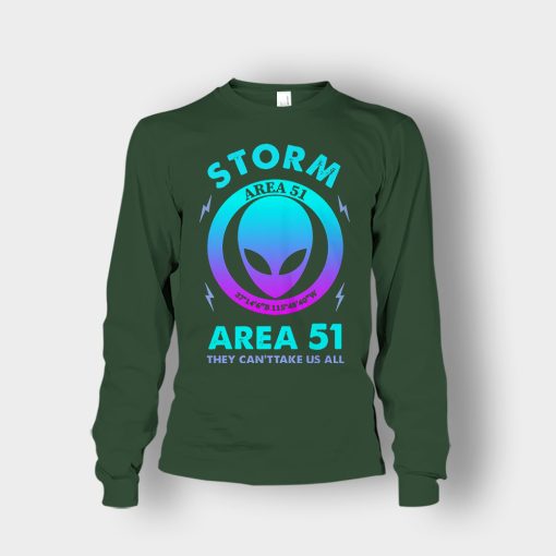Alien-Storm-Area-51-they-cant-take-us-all-Unisex-Long-Sleeve-Forest