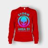 Alien-Storm-Area-51-they-cant-take-us-all-Unisex-Long-Sleeve-Red