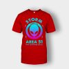 Alien-Storm-Area-51-they-cant-take-us-all-Unisex-T-Shirt-Red