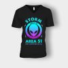 Alien-Storm-Area-51-they-cant-take-us-all-Unisex-V-Neck-T-Shirt-Black