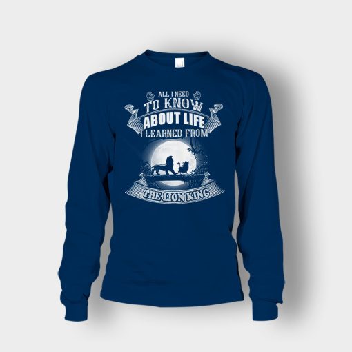 All-I-Know-About-Life-Is-The-Lion-King-Disney-Inspired-Unisex-Long-Sleeve-Navy