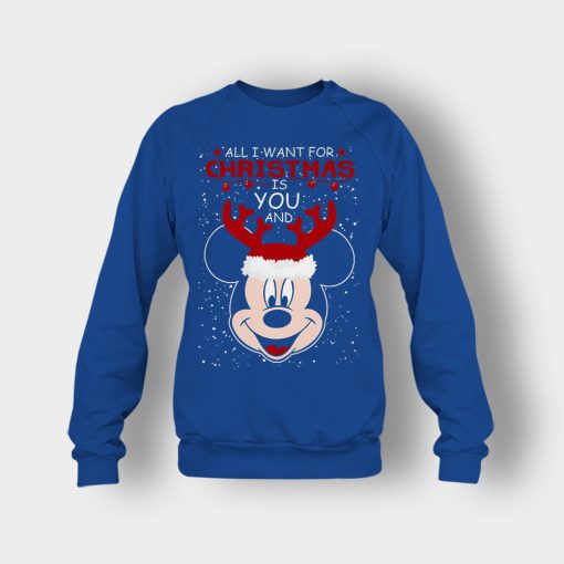 All-I-Want-In-Christmas-Is-Disney-Mickey-Inspired-Crewneck-Sweatshirt-Royal