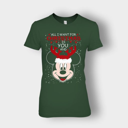 All-I-Want-In-Christmas-Is-Disney-Mickey-Inspired-Ladies-T-Shirt-Forest