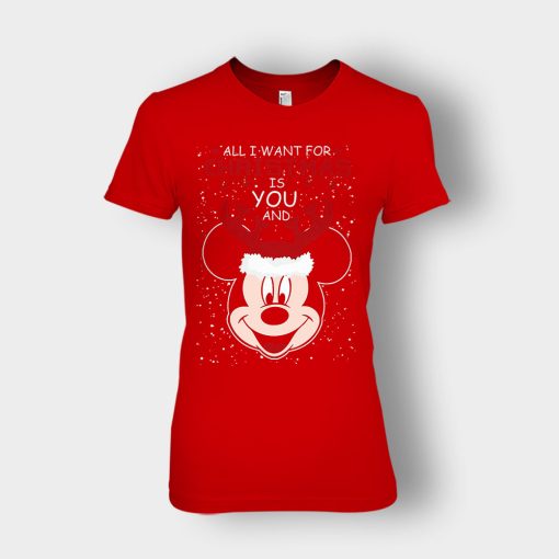 All-I-Want-In-Christmas-Is-Disney-Mickey-Inspired-Ladies-T-Shirt-Red