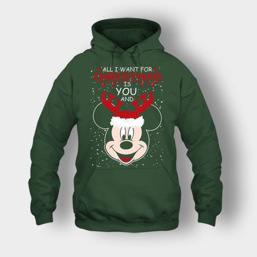All-I-Want-In-Christmas-Is-Disney-Mickey-Inspired-Unisex-Hoodie-Forest