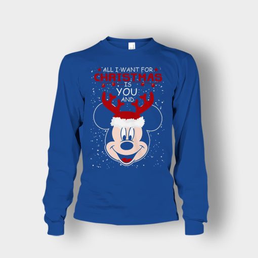 All-I-Want-In-Christmas-Is-Disney-Mickey-Inspired-Unisex-Long-Sleeve-Royal