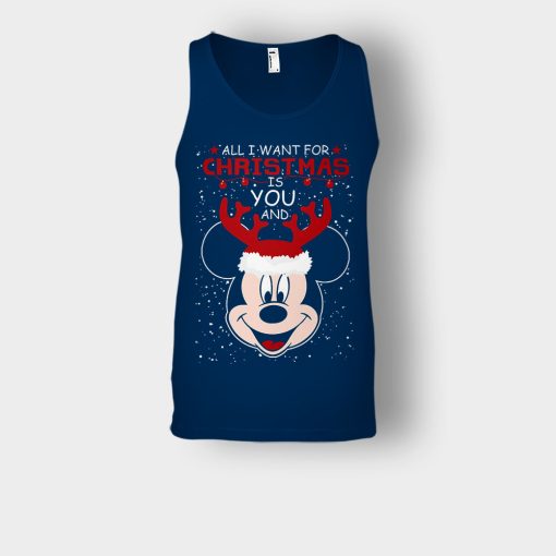 All-I-Want-In-Christmas-Is-Disney-Mickey-Inspired-Unisex-Tank-Top-Navy