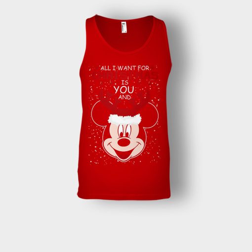 All-I-Want-In-Christmas-Is-Disney-Mickey-Inspired-Unisex-Tank-Top-Red