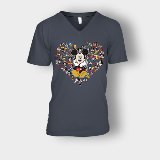 All-In-One-Disnerd-Disney-Mickey-Inspired-Unisex-V-Neck-T-Shirt-Dark-Heather