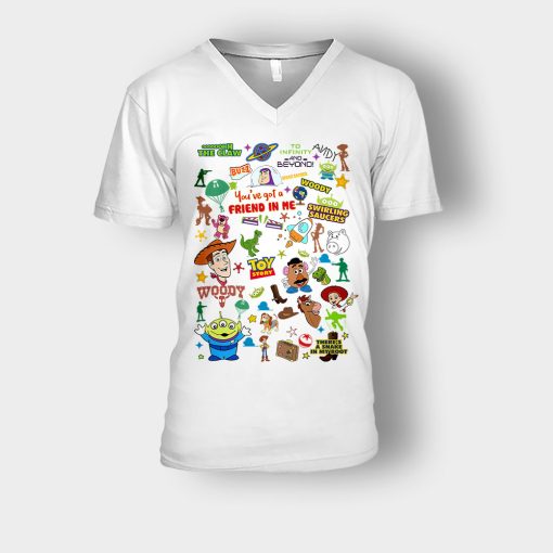 All-Time-Favorite-Quote-Disney-Toy-Story-Unisex-V-Neck-T-Shirt-White