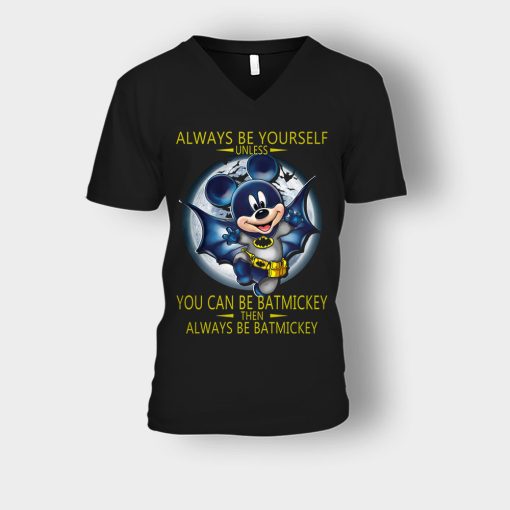 Always-Be-Batmickey-Disney-Mickey-Inspired-Unisex-V-Neck-T-Shirt-Black