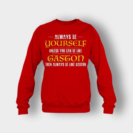 Always-Be-Gaston-Disney-Beauty-And-The-Beast-Crewneck-Sweatshirt-Red