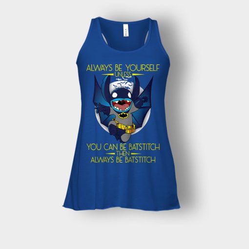 Always-Be-Yourself-Unless-You-Can-Be-Batstitch-Disney-Lilo-And-Stitch-Bella-Womens-Flowy-Tank-Royal