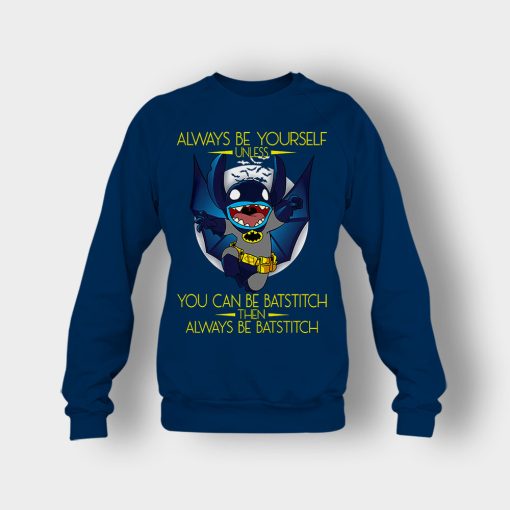 Always-Be-Yourself-Unless-You-Can-Be-Batstitch-Disney-Lilo-And-Stitch-Crewneck-Sweatshirt-Navy