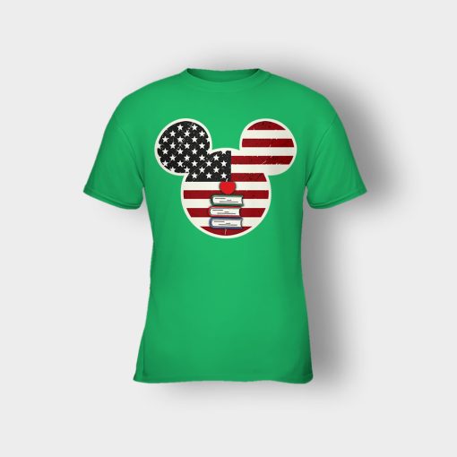 America-And-Books-Disney-Mickey-Inspired-Kids-T-Shirt-Irish-Green