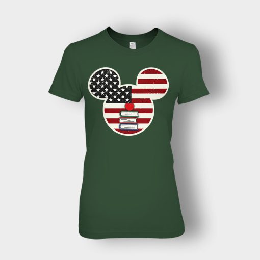 America-And-Books-Disney-Mickey-Inspired-Ladies-T-Shirt-Forest