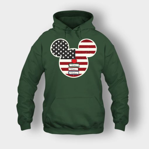 America-And-Books-Disney-Mickey-Inspired-Unisex-Hoodie-Forest