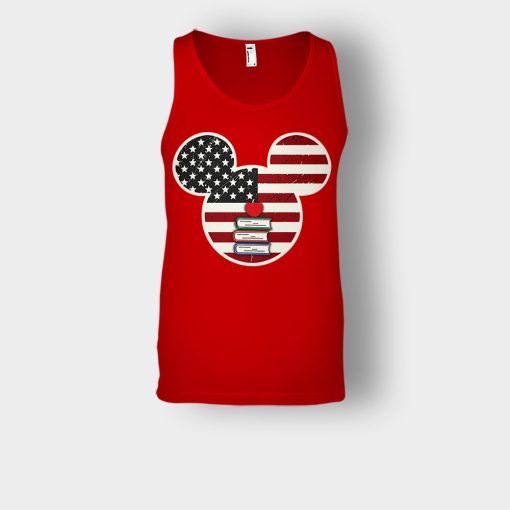 America-And-Books-Disney-Mickey-Inspired-Unisex-Tank-Top-Red