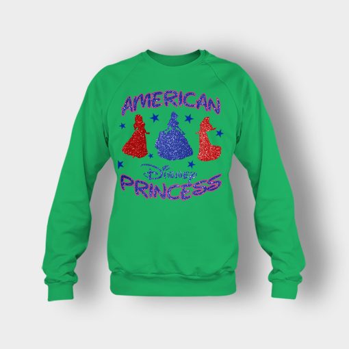 America-Princess-Disney-Inspired-Crewneck-Sweatshirt-Irish-Green