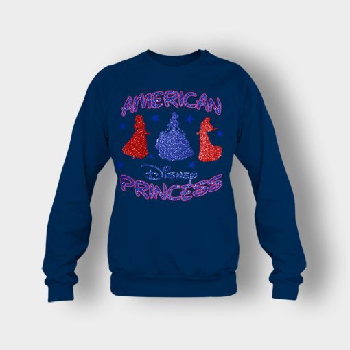 America-Princess-Disney-Inspired-Crewneck-Sweatshirt-Navy