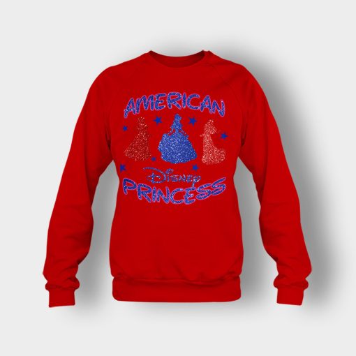 America-Princess-Disney-Inspired-Crewneck-Sweatshirt-Red