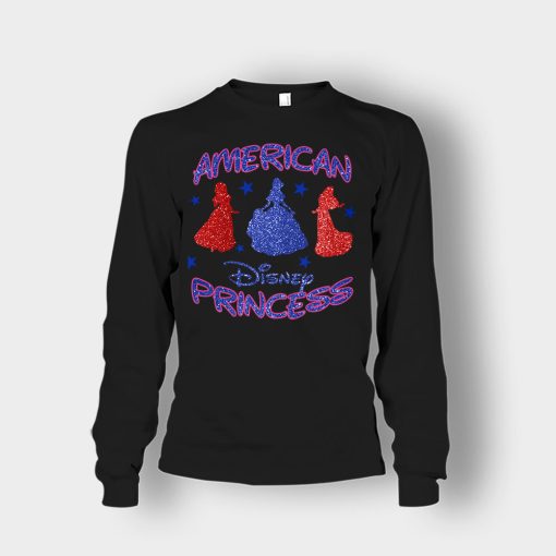 America-Princess-Disney-Inspired-Unisex-Long-Sleeve-Black