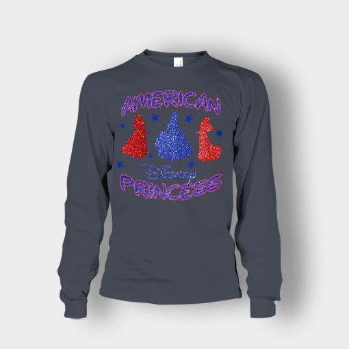 America-Princess-Disney-Inspired-Unisex-Long-Sleeve-Dark-Heather