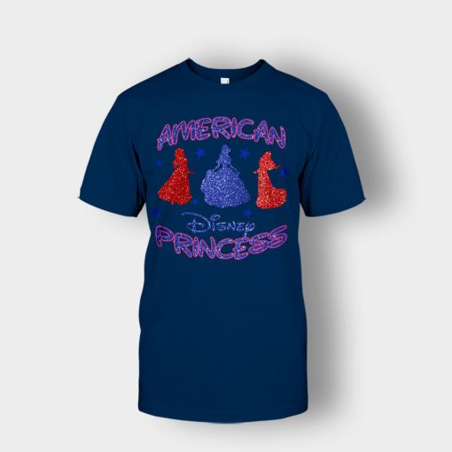 America-Princess-Disney-Inspired-Unisex-T-Shirt-Navy