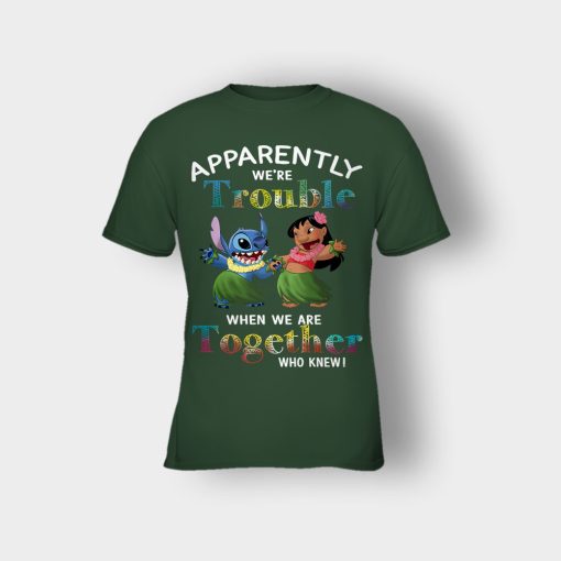 Apparently-Were-Trouble-When-Were-Together-Disney-Lilo-And-Stitch-Kids-T-Shirt-Forest