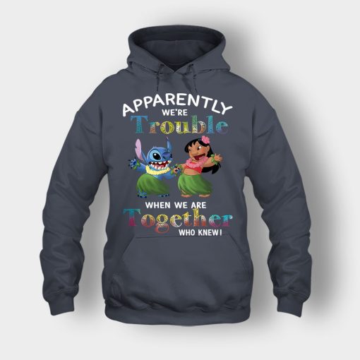 Apparently-Were-Trouble-When-Were-Together-Disney-Lilo-And-Stitch-Unisex-Hoodie-Dark-Heather