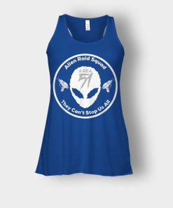 Area-51-Alien-Raid-Squad-They-Cant-Stop-Us-All-Bella-Womens-Flowy-Tank-Royal
