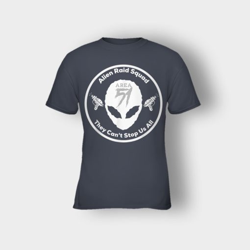 Area-51-Alien-Raid-Squad-They-Cant-Stop-Us-All-Kids-T-Shirt-Dark-Heather