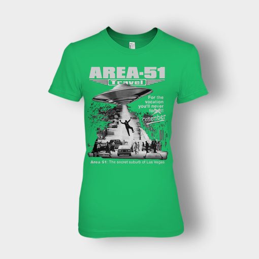 Area-51-Travel-the-secret-suburb-of-Las-Vegas-Ladies-T-Shirt-Irish-Green
