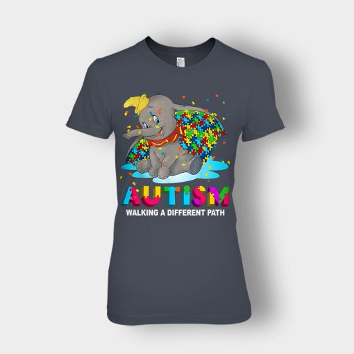 Autism-Walking-A-Different-Path-Disney-Dumbo-Ladies-T-Shirt-Dark-Heather