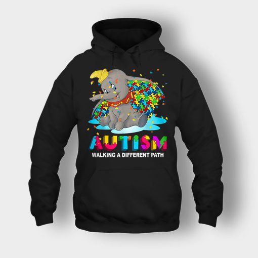 Autism-Walking-A-Different-Path-Disney-Dumbo-Unisex-Hoodie-Black
