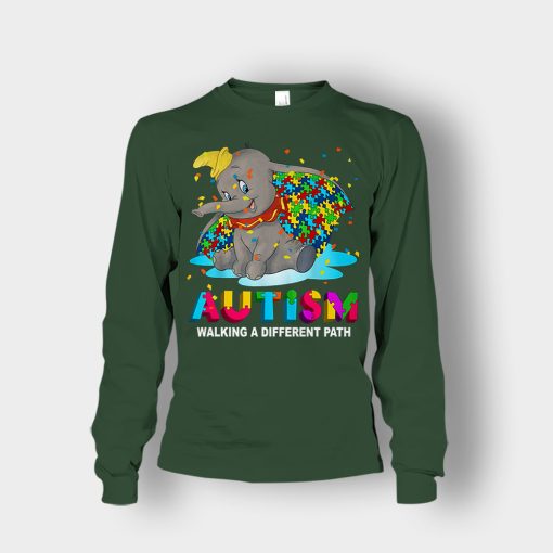 Autism-Walking-A-Different-Path-Disney-Dumbo-Unisex-Long-Sleeve-Forest