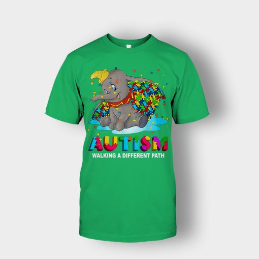 Autism-Walking-A-Different-Path-Disney-Dumbo-Unisex-T-Shirt-Irish-Green