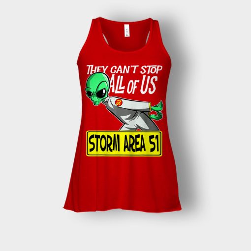 BEST-Storm-Area-51-They-Cant-Stop-All-of-Us-Running-Alien-Bella-Womens-Flowy-Tank-Red