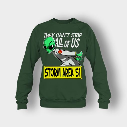 BEST-Storm-Area-51-They-Cant-Stop-All-of-Us-Running-Alien-Crewneck-Sweatshirt-Forest