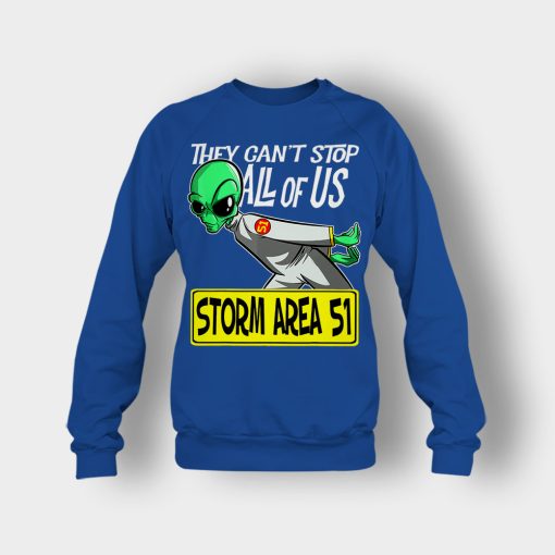 BEST-Storm-Area-51-They-Cant-Stop-All-of-Us-Running-Alien-Crewneck-Sweatshirt-Royal