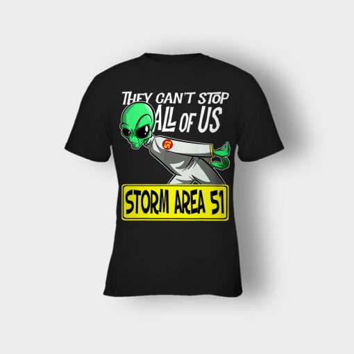 BEST-Storm-Area-51-They-Cant-Stop-All-of-Us-Running-Alien-Kids-T-Shirt-Black