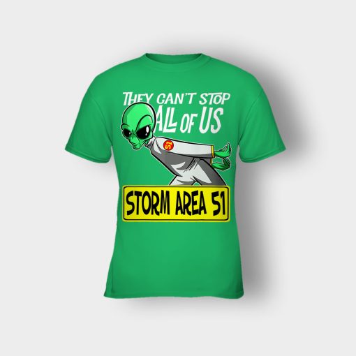 BEST-Storm-Area-51-They-Cant-Stop-All-of-Us-Running-Alien-Kids-T-Shirt-Irish-Green