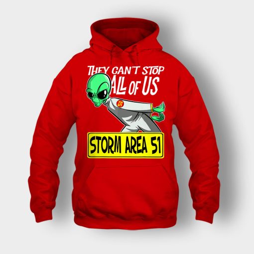 BEST-Storm-Area-51-They-Cant-Stop-All-of-Us-Running-Alien-Unisex-Hoodie-Red