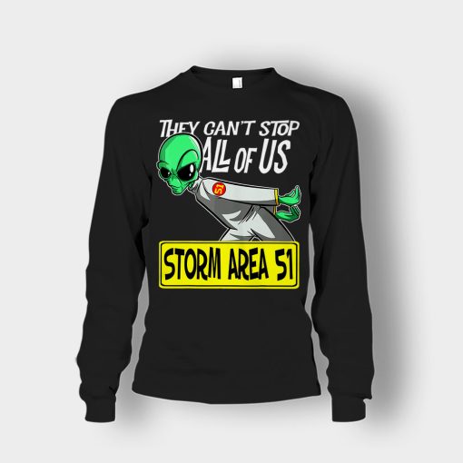 BEST-Storm-Area-51-They-Cant-Stop-All-of-Us-Running-Alien-Unisex-Long-Sleeve-Black
