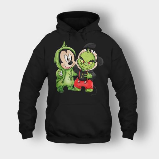 Baby-Grinch-And-Mickey-Disney-Inspired-Unisex-Hoodie-Black