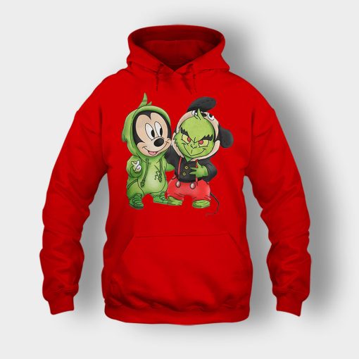 Baby-Grinch-And-Mickey-Disney-Inspired-Unisex-Hoodie-Red