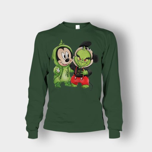 Baby-Grinch-And-Mickey-Disney-Inspired-Unisex-Long-Sleeve-Forest