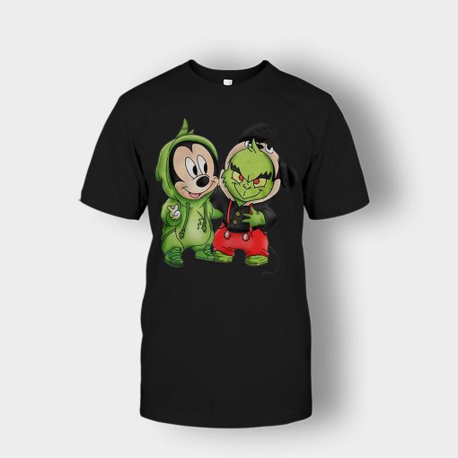 Baby-Grinch-And-Mickey-Disney-Inspired-Unisex-T-Shirt-Black